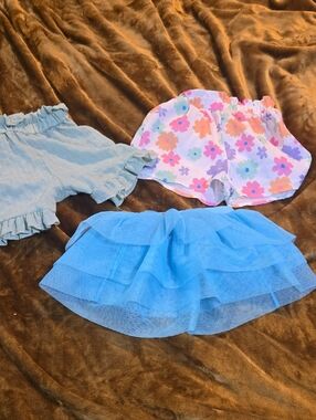 SHEIN Light Blue Tulle Skirt for Girls